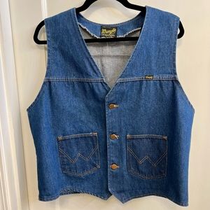 Vintage 1970’s Wrangler Denim Vest